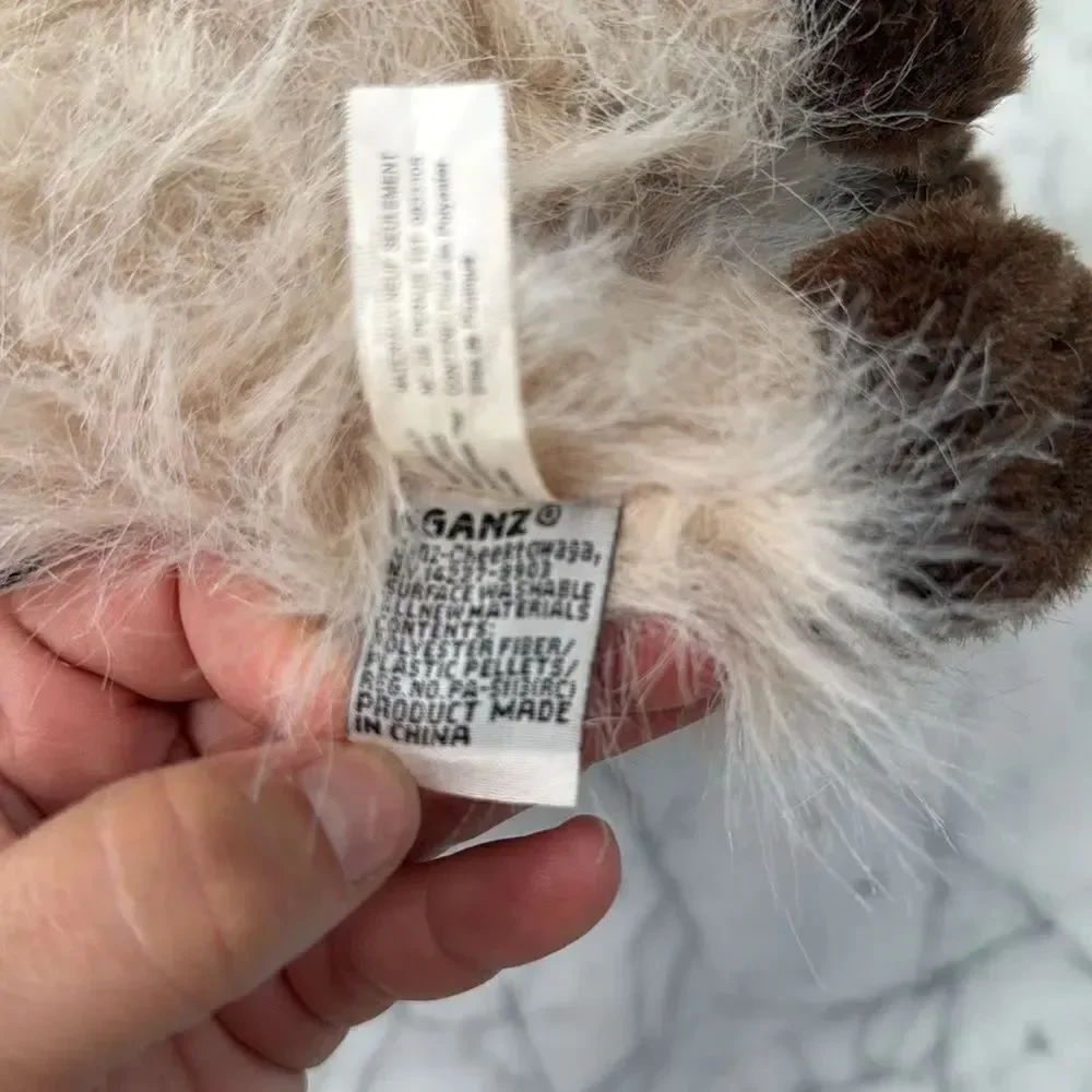 Ganz Webkinz Himalayan HM165 Cat Plush Stuffed Animal Toy Brown Beige